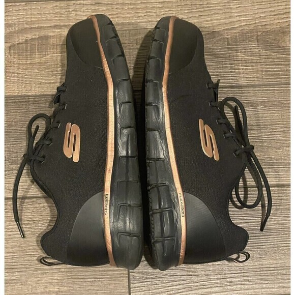 Skechers Flex Sole Steel Toe Lace-Up Oil & Slip Resistant Work Shoes 9.5 Womens - Picture 10 of 12